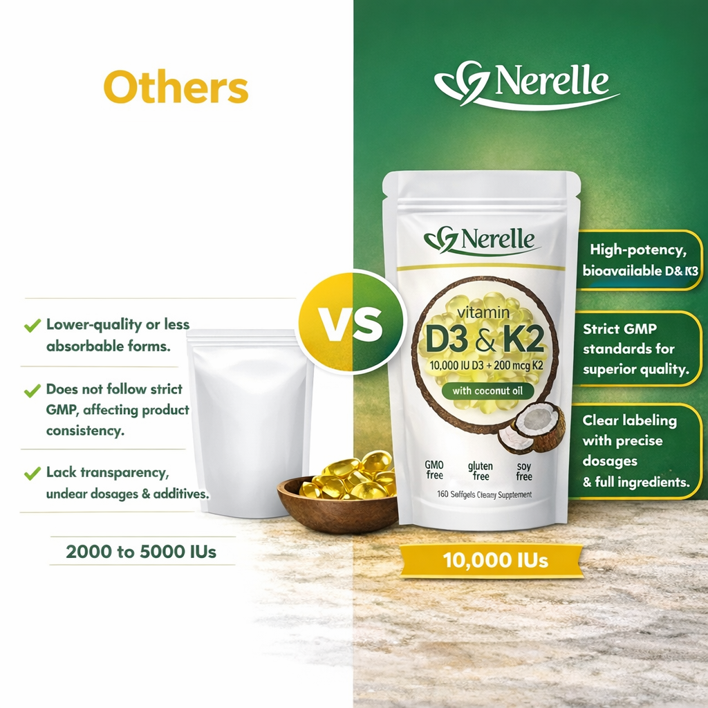 Nerelle Bone & Heart D3+K2