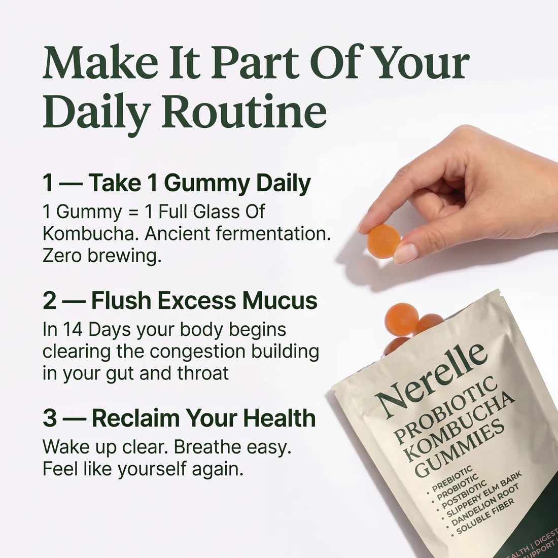 Nerelle Kombucha Gummies